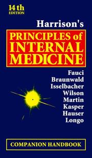 Cover of: Harrison's Principles of Internal Medicine, Companion Handbook