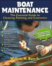 Cover of: Boat Maintenance: The Essential Guide Guide to Cleaning, Painting, and Cosmetics