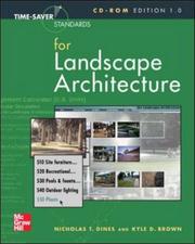 Cover of: Time-Saver Standards  for Landscape Architecture CD-ROM : (Single-User version)