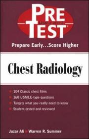 Cover of: Chest Radiology: PreTest Self- Assessment and Review