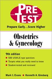 Cover of: Obstetrics & Gynecology: PreTest Self-Assessment and Review