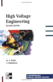 Cover of: High Voltage Engineering by M.S. Naidu