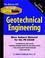 Cover of: Geotechnical Engineering