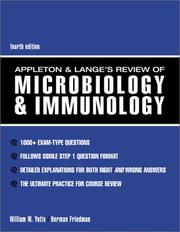 Cover of: Appleton and Lange Review of Microbiology and Immunology