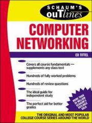 Cover of: Schaum's Outline of Computer Networking by Ed Tittel