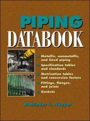 Cover of: Piping Databook by Mohinder L. Nayyar