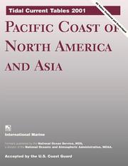 Cover of: Tidal Current Tables 2001: Pacific Coast of North America and Asia