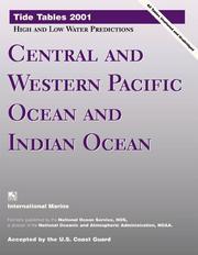Cover of: Tide Tables 2001: Central and Western Pacific Ocean and Indian Ocean : High and Low Water Predictions (Tide Tables Central and Western Pacific Ocean and Indian Ocean)