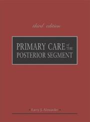 Cover of: Primary Care of the Posterior Segment