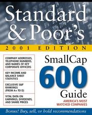Cover of: Standard & Poor's SmallCap 600 Guide by Standard & Poor's