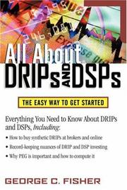 Cover of: All About DRIPs and DSPs by George Fisher