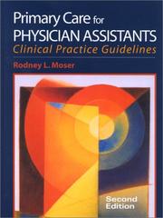 Cover of: Primary Care for Physician Assistants | Rodney L. Moser