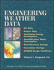 Cover of: Engineering Weather Data by Michael J. Kjelgaard