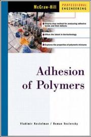 Cover of: Adhesion of Polymers
