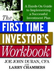 Cover of: First Time Investor's Workbook: A Hands-On Guide to Implementing a Successful Investment Plan