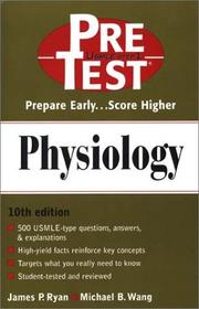 Cover of: Physiology: PreTest Self-Assessment and Review