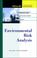 Cover of: Environmental Risk Analysis