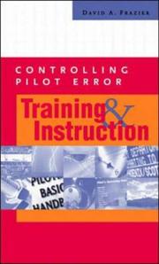 Cover of: Controlling Pilot Error by David Frazier