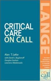 Cover of: Critical Care On Call