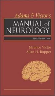 Cover of: Adams & Victor's Manual of Neurology