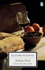 Italian food by Elizabeth David