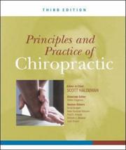 Cover of: Principles and Practices of Chiropractic | Scott Haldeman