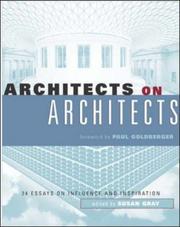 Cover of: Architects on Architects by Paul Goldberger