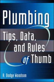 Cover of: Plumbing: Tips, Data, and Rules of Thumb