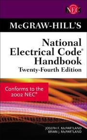 Cover of: McGraw-Hill's National Electrical Code® Handbook by Joseph F. McPartland, Brian J. McPartland, Joseph McPartland, Brian McPartland
