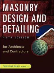 Cover of: Masonry Design and Detailing by Christine Beall