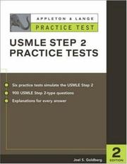 Cover of: Appleton & Lange's Practice Tests for the Usmle Step 2 (Lange's Practice Tests for the USMLE Step 2)