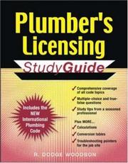 Plumber's licensing study guide by R. Dodge Woodson