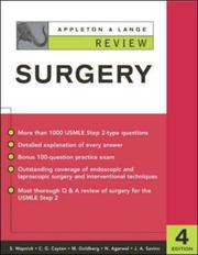 Cover of: Appleton & Lange Review of Surgery