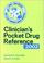 Cover of: Clinician's Pocket Drug Reference 2002