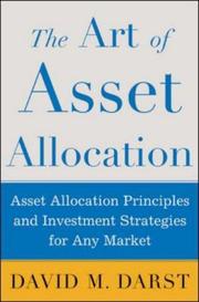 Cover of: The Art of Asset Allocation : Asset Allocation Principles and Investment Strategies for any Market