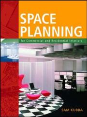 Cover of: Space Planning for Commercial and Residential Interiors