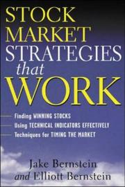 Cover of: Stock Market Strategies That Work