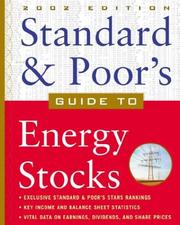 Cover of: Standard & Poor's guide to energy stocks.