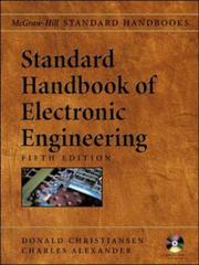 Cover of: Standard Handbook of Electronic Engineering, Fifth Edition with CD-ROM