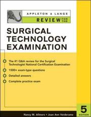 Cover of: Appleton & Lange Review for the Surgical Technology Examination