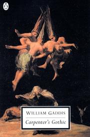Cover of: Carpenter's Gothic by William Gaddis
