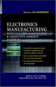 Cover of: Electronics Manufacturing   | John H. Lau