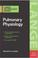 Cover of: Pulmonary Physiology (Lange Physiology)