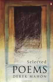 Cover of: Selected Poems by Derek Mahon