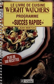 Cover of: Le livre de cuisine Weight Watchers by Jean Nidetch