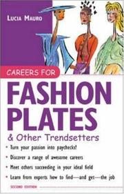 Cover of: Careers for Fashion Plates & Other Trendsetters by Lucia Mauro