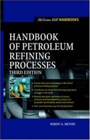 Cover of: Handbook of petroleum refining processes by Robert A. Meyers, editor in chief.