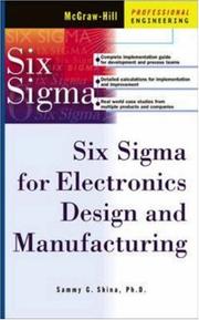 Cover of: Six Sigma for Electronics Design and Manufacturing (Professional Engineering)