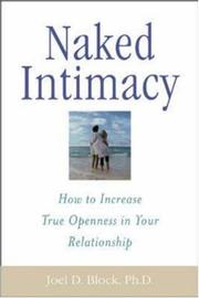 Cover of: Naked Intimacy  by Joel D. Block, Joel D. Block