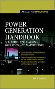 Cover of: Power Generation Handbook : Selection, Applications, Operation, Maintenance